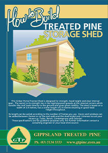 GT Pine - How to Build a Treated Pine Storage Shed