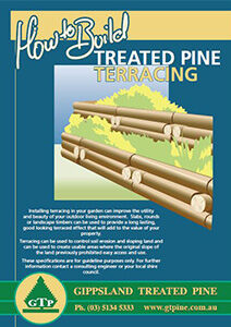 GT Pine - How to Build Treated Pine Terracing