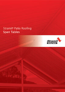 Patio Roofing Span Tables - GT Pine