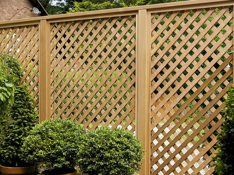 Lattice Screen Fencing