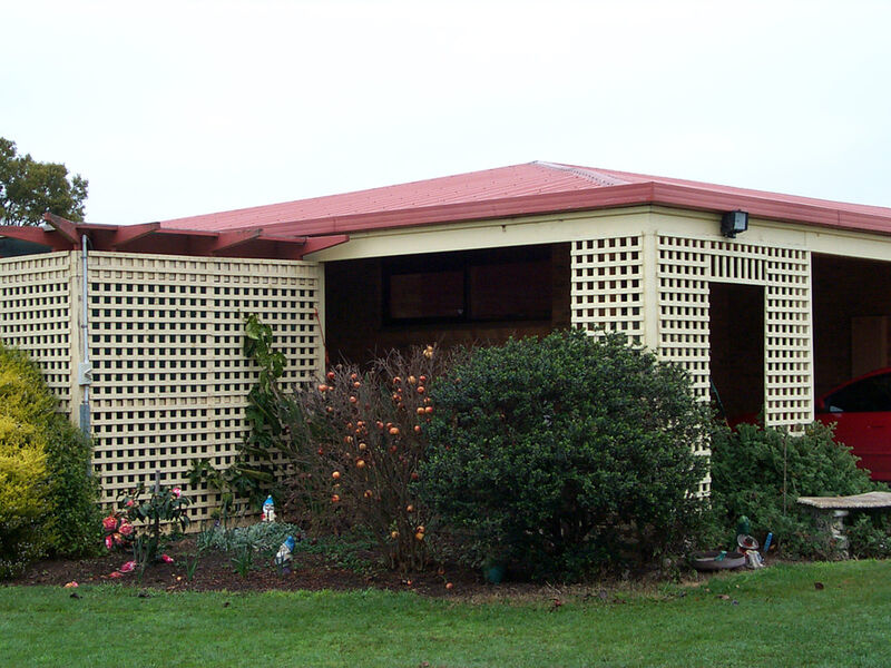 Lattice Screen Fencing