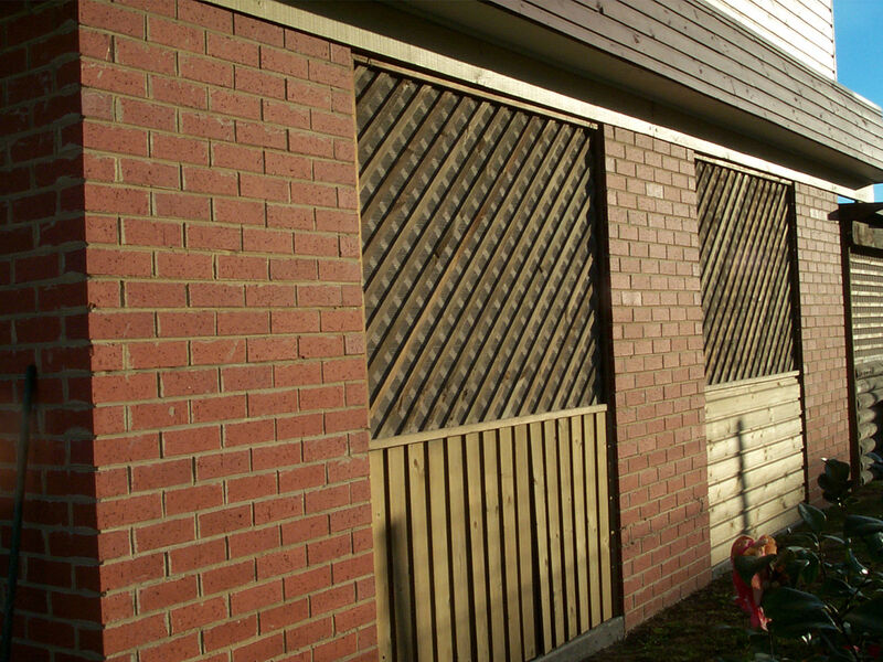 Lattice Screen Fencing