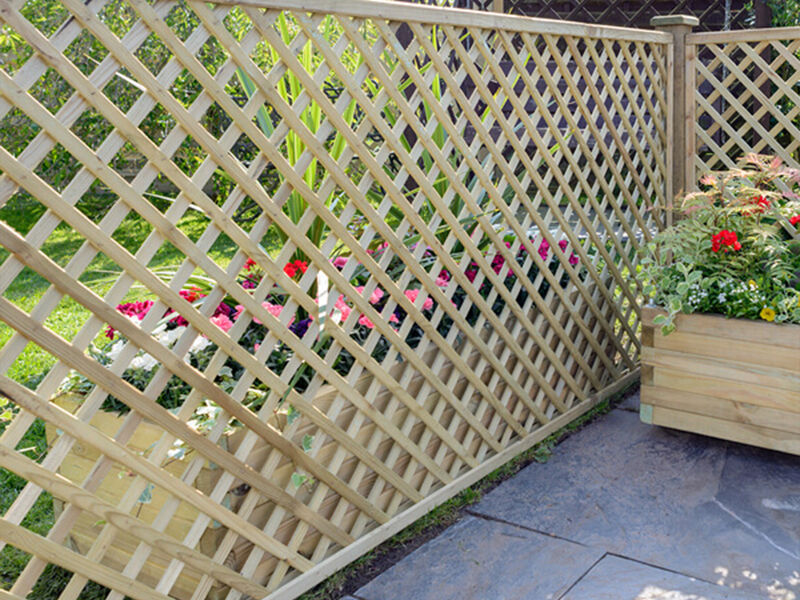 Lattice Screen Fencing