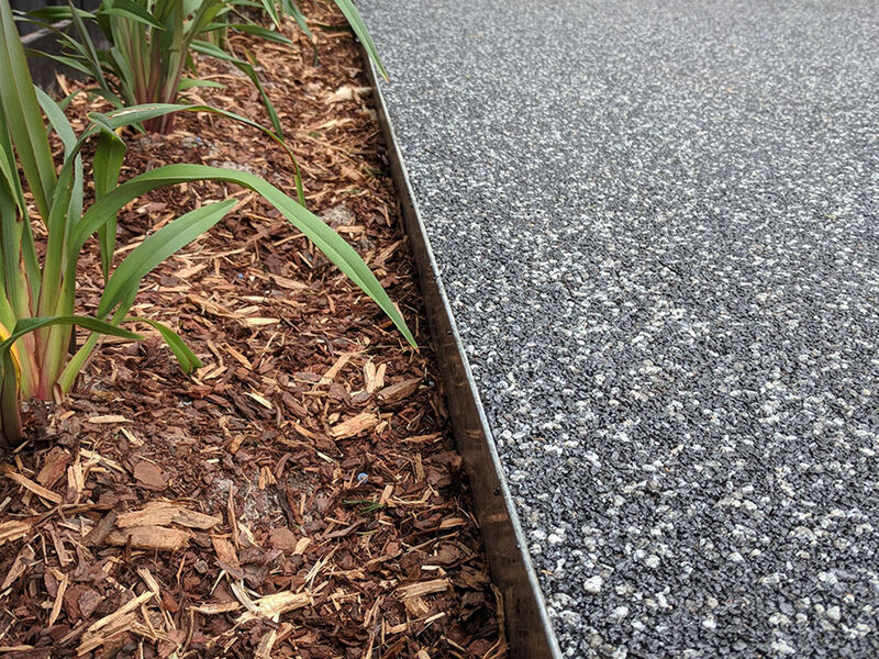 Driveway Edging - Timber & Stone